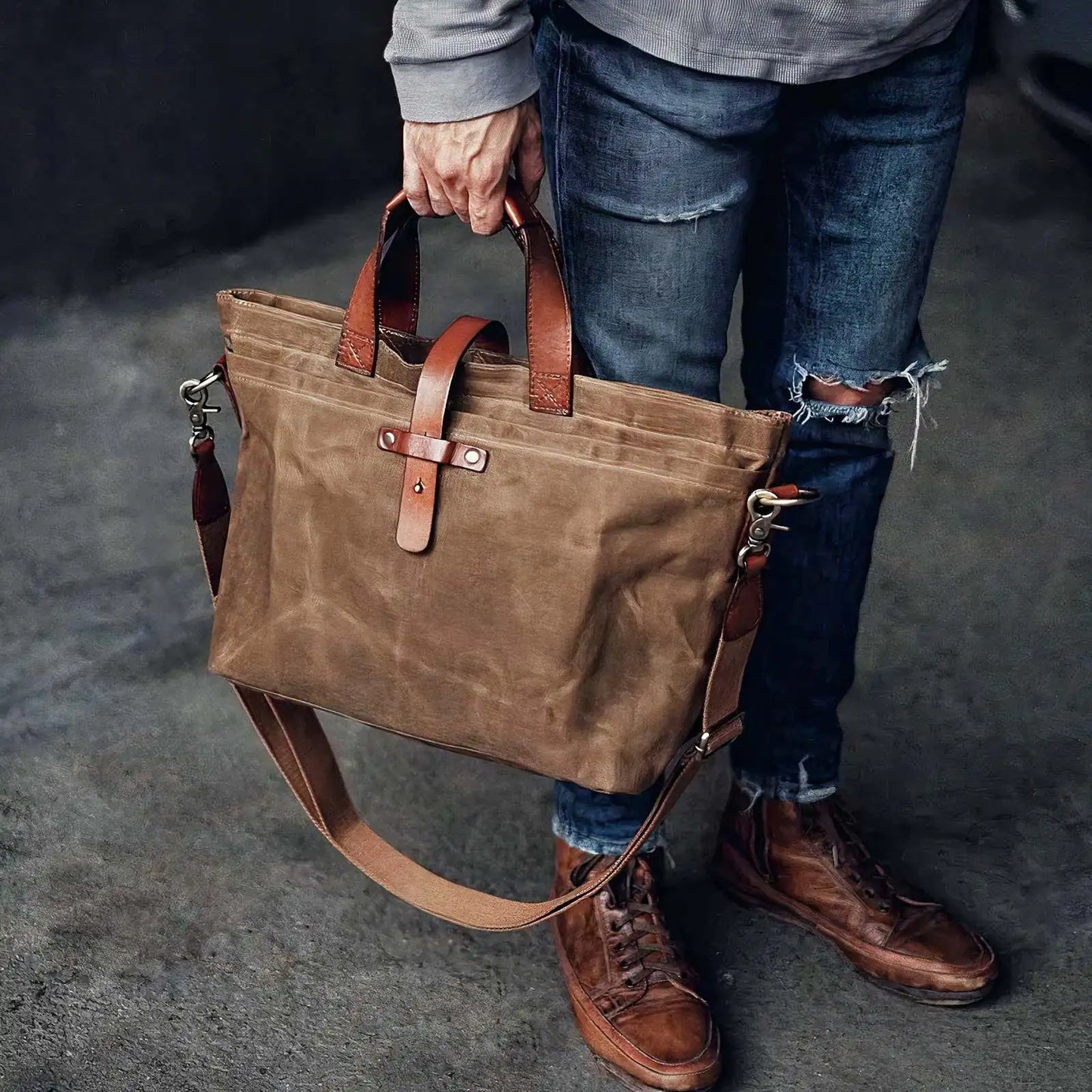 NORTHBOUND Waxed Canvas Bag